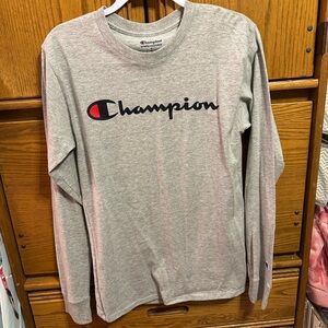 Champion Gray Long Sleeve Shirt